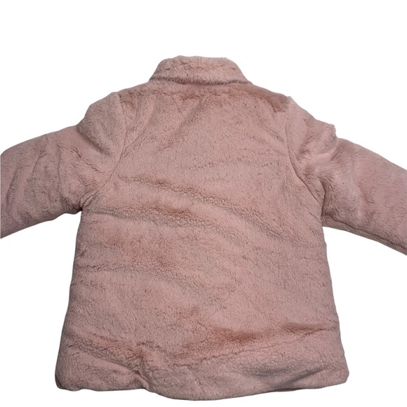 Nula Bug 24m softest cutest Pink faux fur pea coat NWT - Picture 3 of 9